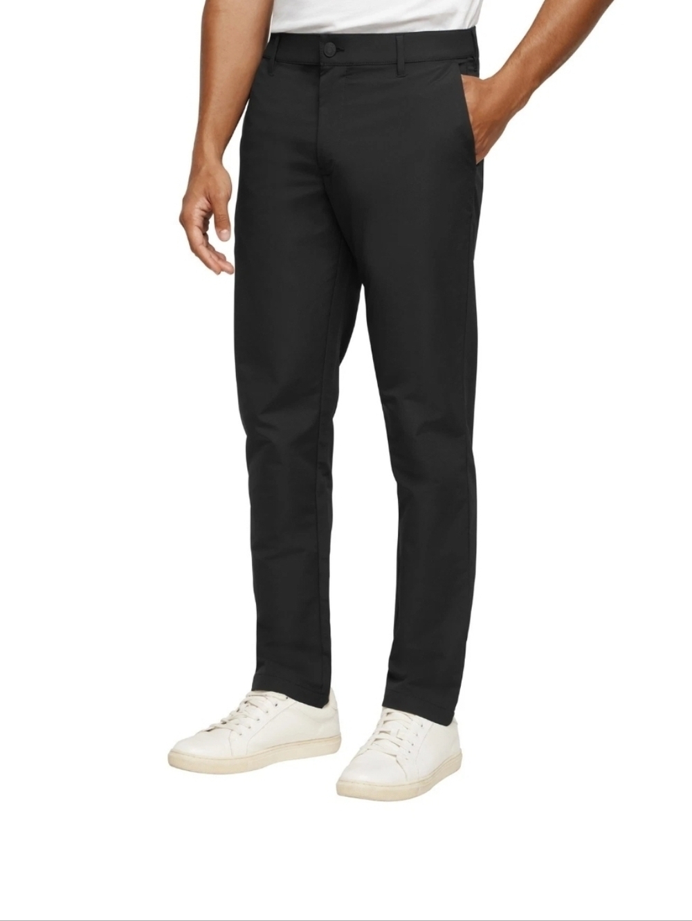 Men's Banana Republic Flat Front Pants Black Size 30x29 NWT